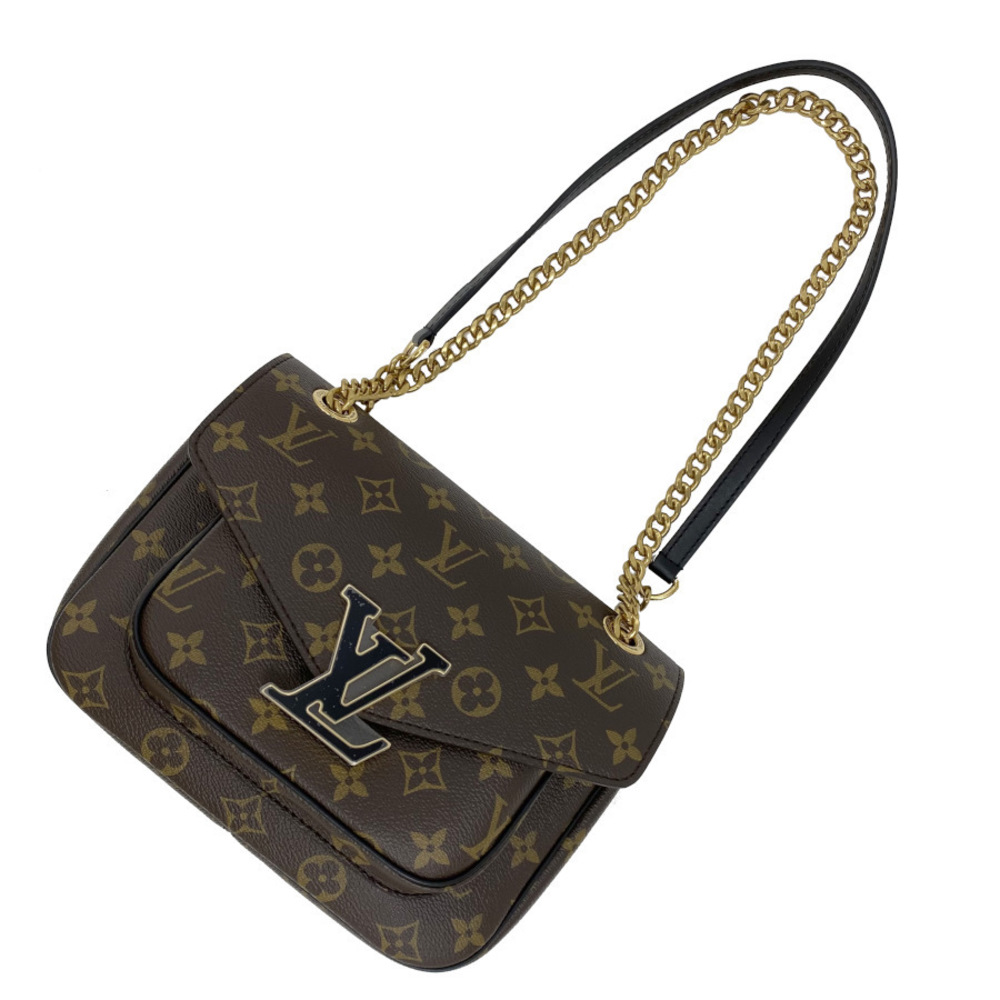 Louis Vuitton Passy Monogram Hand Bag Brown Gold - Picture 4 of 7